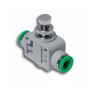 Gyorscsatlakozós fojtó-visszacsapó szelep