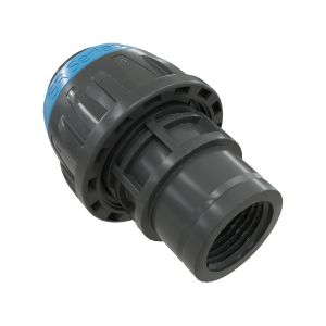 Belső menetes csővég 20 mm - G1/2", kék