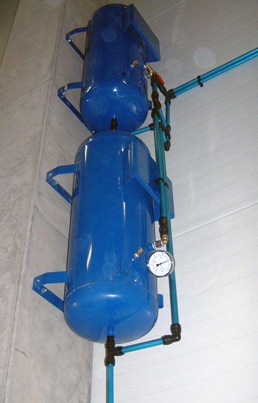 Légtartály telepítés - Szele-Tech