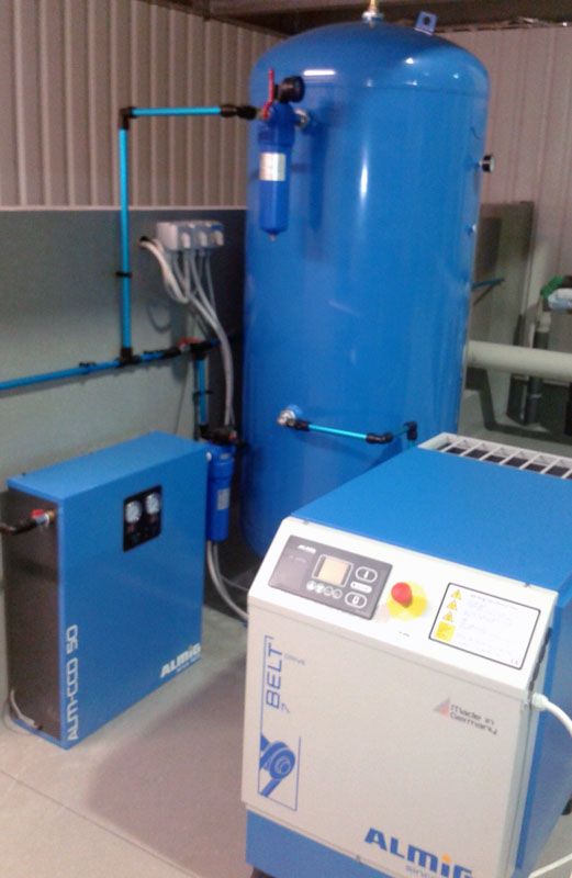 Légtartály telepítés - Szele-Tech