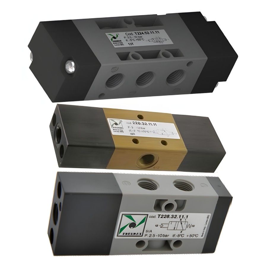 Pneumatikus működtetésű szelep, 3/2, G1/8, bistabil