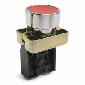 Piros nyomógombos szelep, 3/2, 4mm-es alsó csatlakozás, NC, ms