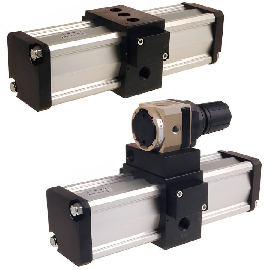 Nyomásfokozó, átm.:40mm, nyomásszabályzóval szerelve