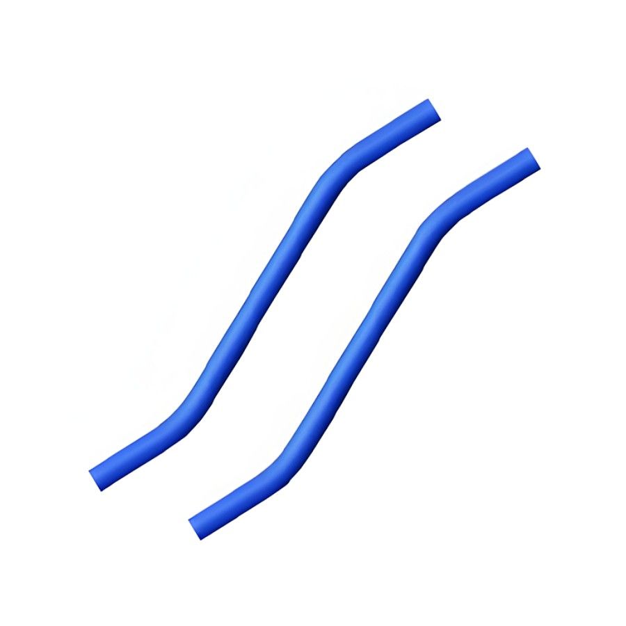 Alumínium S bekötő cső, átm.:25mm, (0,5m/db)