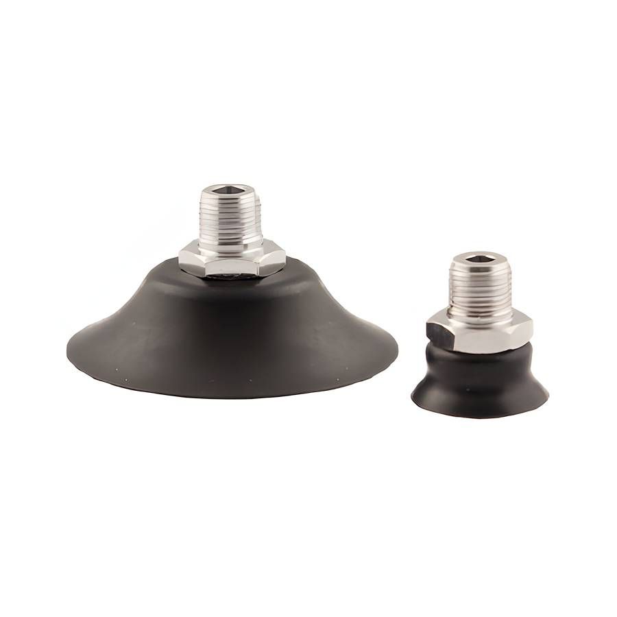 Kúp alakú, kerek vákuumkorong, NBR, M5, átm.: 8mm