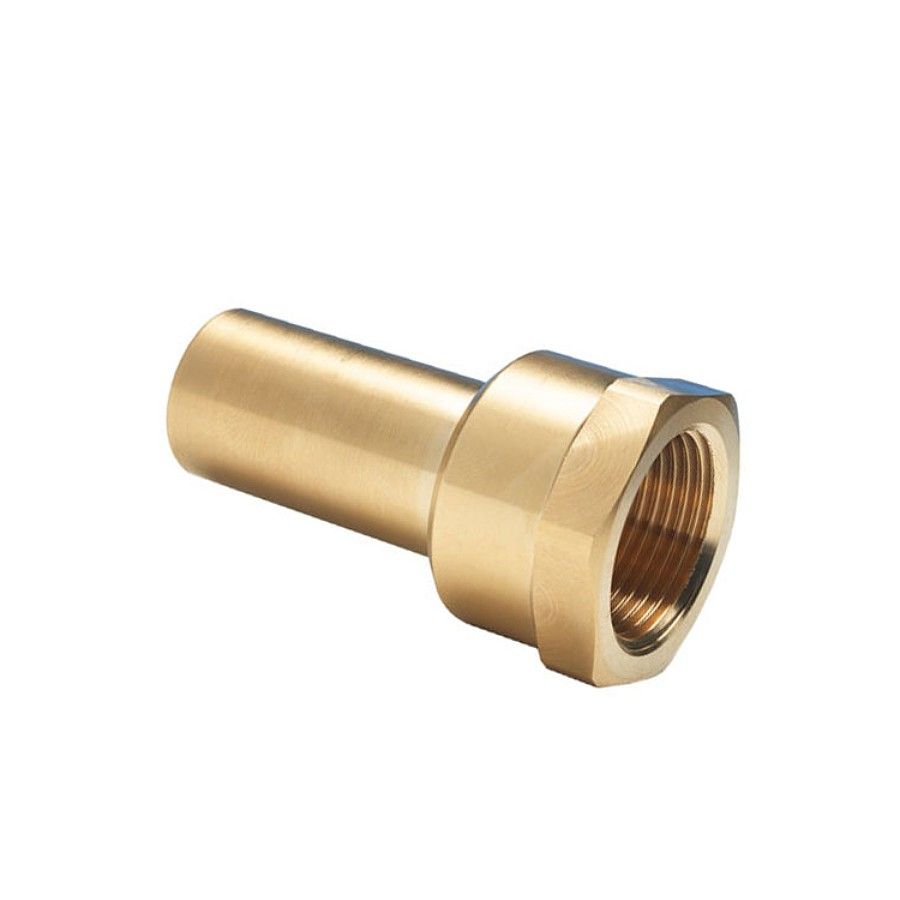Belső menetes dugaszolható csatlakozó - réz