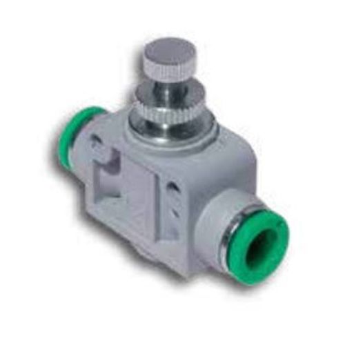 Gyorscsatlakozós fojtó-visszacsapó szelep