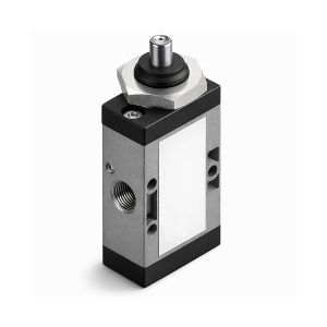 Nyomórudas szelep, 3/2, G1/8, NC, monostabil, panelba é., műanyag test (technop.)