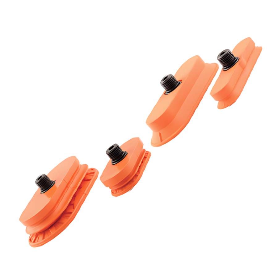 Ovális, csúszásgátlós harmonika vákuumkorong, NBR, G1/4", átm.: 82mm