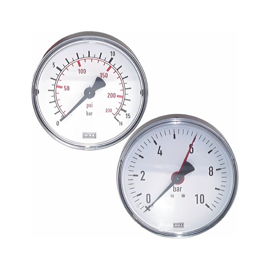 Hátsó csatlakozású manométerek, ᴓ40