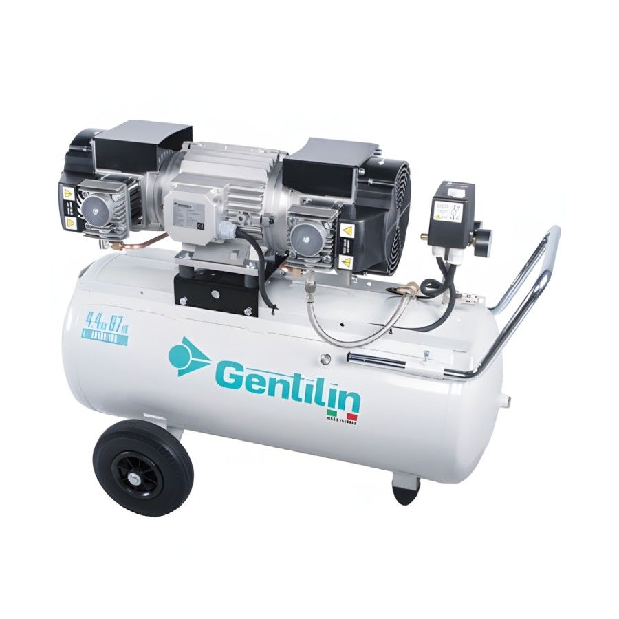 Gentilin ESK480/100 dugattyús, olajmentes csendesített kompresszor