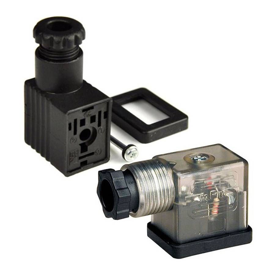 Ledes elektromos csatlakozó, 24V DC/AC (22mm)