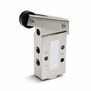 Görgőkaros szelep, 3/2, M5-ös csatlakozás, ms