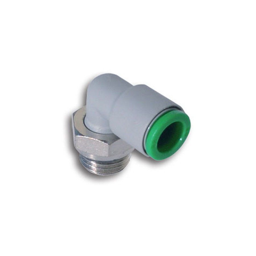 Gyorscsatlakozó, elforgatható menetes könyök - 06-1/4