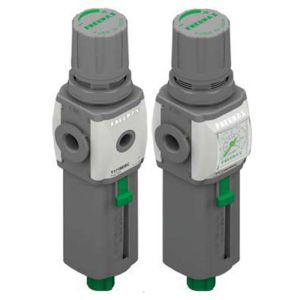 Szűrő-szabályozó G1/8", 0-12 bar, 5mikron, beépített manométerrel